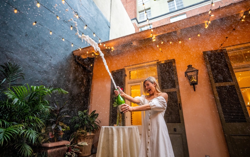 A New Orleans wedding celebration
