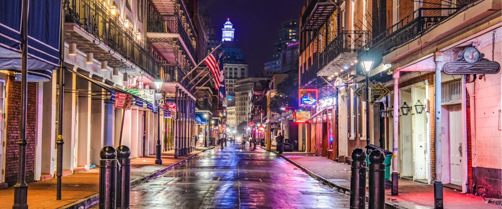 New Orleans at night