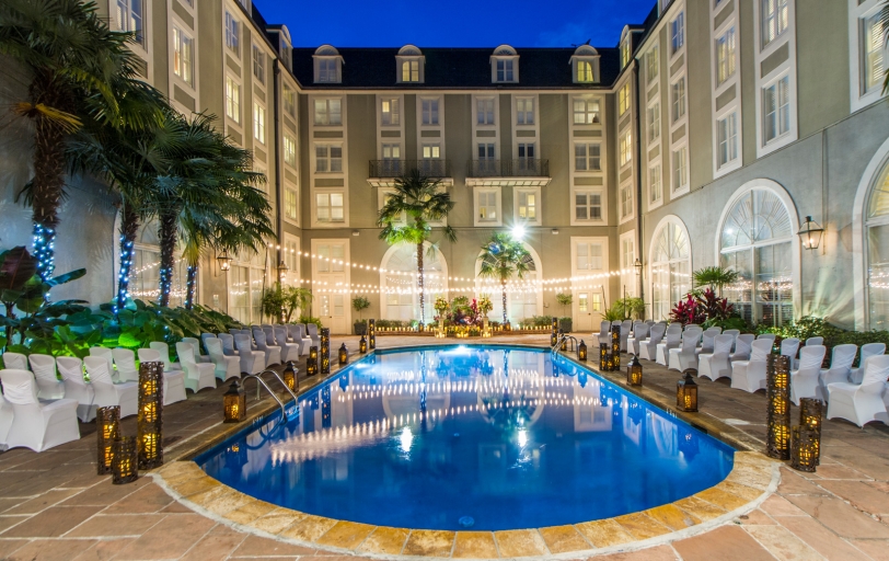 Bourbon Orleans Poolside Wedding