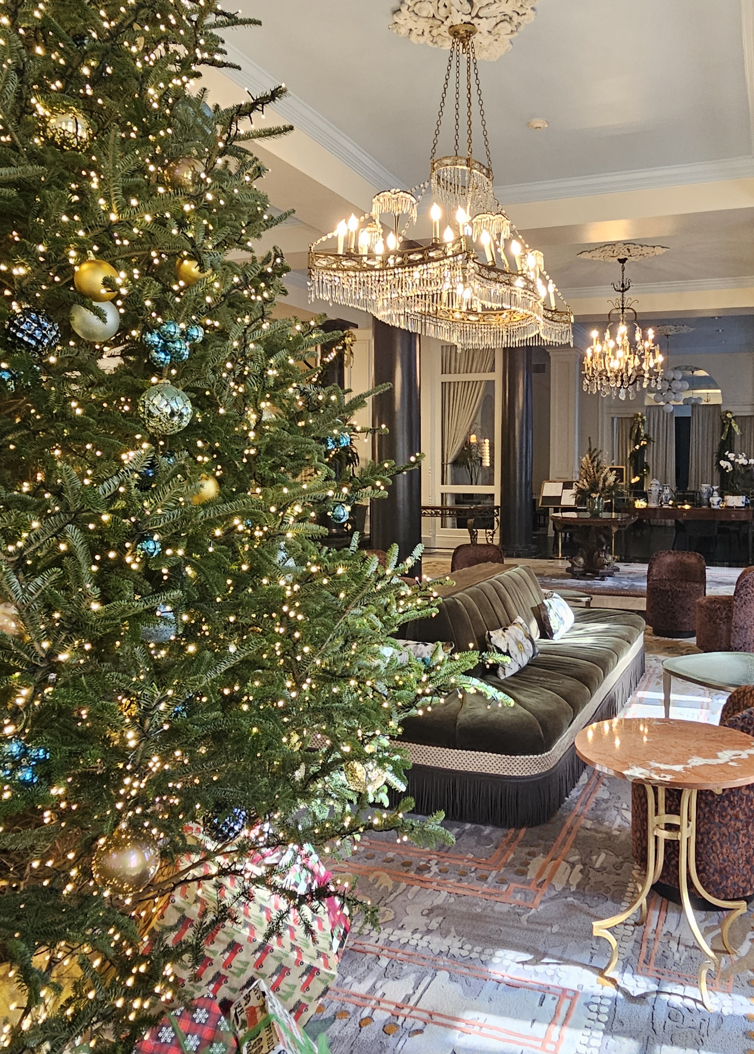 christmas tree lobby